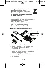 Preview for 35 page of AQUARAY MiniLED 400 Instructions For Installation And Use Manual