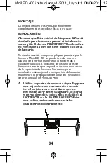 Preview for 36 page of AQUARAY MiniLED 400 Instructions For Installation And Use Manual