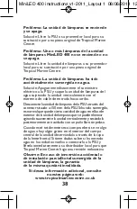 Preview for 40 page of AQUARAY MiniLED 400 Instructions For Installation And Use Manual