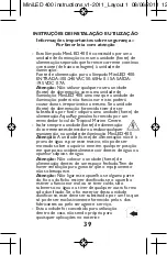 Preview for 41 page of AQUARAY MiniLED 400 Instructions For Installation And Use Manual