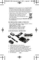 Preview for 43 page of AQUARAY MiniLED 400 Instructions For Installation And Use Manual