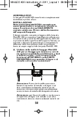 Предварительный просмотр 52 страницы AQUARAY MiniLED 400 Instructions For Installation And Use Manual