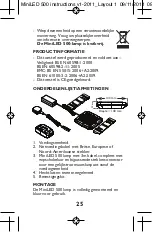 Preview for 27 page of AQUARAY MiniLED 500 Instructions For Installation And Use Manual