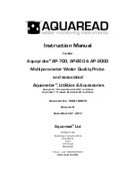 Aquaread Aquaprobe AP-700 Instruction Manual preview