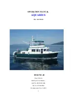 Предварительный просмотр 1 страницы AQUARIUS AQUARIUS SELENE 40 Operation Manual