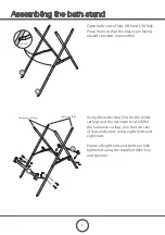 Предварительный просмотр 5 страницы Aquascale BABY BATH STAND Instructions For Assembly And Use