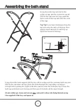 Предварительный просмотр 6 страницы Aquascale BABY BATH STAND Instructions For Assembly And Use