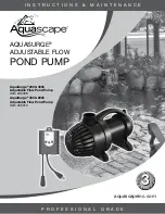 AquaScape 45009 Instructions & Maintenance preview