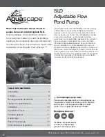 Preview for 8 page of AquaScape 45036 Instructions & Maintenance