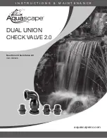 Preview for 1 page of AquaScape 48026 Instructions & Maintenance