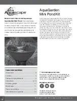 Preview for 8 page of AquaScape 78325 Instructions & Maintenance