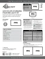 AquaScape 84055 Installation Instructions preview