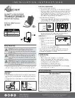 AquaScape 99070 Installation Instructions preview