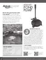 Preview for 10 page of AquaScape AquaJet 1300 Instruction And Maintenance Manual