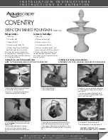 Preview for 1 page of AquaScape COVENTRY 78155 Installation Instructions