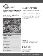 Предварительный просмотр 2 страницы AquaScape Pond Powerhead Instructions & Maintenance