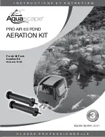 Preview for 7 page of AquaScape PRO AIR 60 POND Operating Instructions & Maintenance Manual