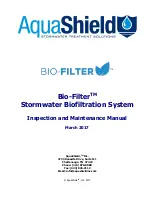 Preview for 1 page of AquaShield Bio-Filter Inspection And Maintenance Manual