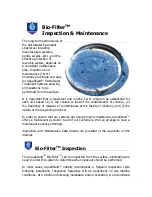 Preview for 8 page of AquaShield Bio-Filter Inspection And Maintenance Manual