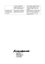 Preview for 31 page of Aquasound ASV1026B Operation Manual