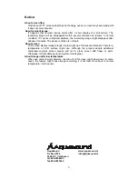 Предварительный просмотр 25 страницы Aquasound ASV1743 BW Operation Manual