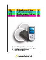 Aquasound Wipod Instruction Manual preview