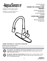 Preview for 13 page of AquaSource 0596836 Installation Manual