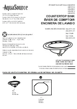 Предварительный просмотр 1 страницы AquaSource AL2191-00 Manual