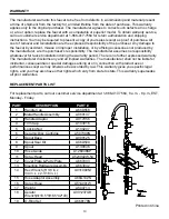 Предварительный просмотр 10 страницы AquaSource FP4AC057NP Assembly & Operating Instructions