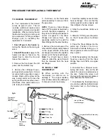 Предварительный просмотр 21 страницы AquaStar 170 VP Installation And Operating Instructions Manual