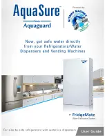 Preview for 1 page of AquaSure FridgeMate User Manual