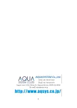 Предварительный просмотр 12 страницы AQUASYSTEM APPQO600 -i Instruction Manual