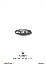 Preview for 12 page of Aquatec Equipment AQUAPRO 02AS510 Instruction Manual