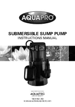 Preview for 1 page of Aquatec Aquapro AS10000DF Instruction Manual