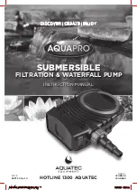 Aquatec AquaPRO HOTLINE 1300 Instruction Manual preview