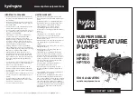 Preview for 1 page of Aquatec HYDROPRO HP550 Quick Start Manual