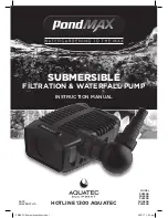 Aquatec PONDMAX PU3500 Instruction Manual preview