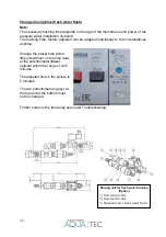 Предварительный просмотр 28 страницы Aquatec Watermaker AC 240 User Manual