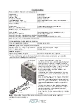 Предварительный просмотр 32 страницы Aquatec Watermaker AC 240 User Manual