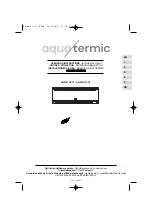 Предварительный просмотр 1 страницы aquatermic 3IAA0406 Operating Instructions Manual