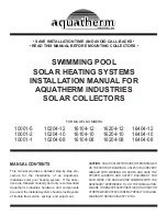 Aquathem 10001-1 Installation Manual preview