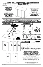 Aquatic Fundamentals 16291U Easy Assembly Instructions And Parts List предпросмотр