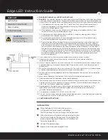 Aquatic Life Edge LED Instruction Manual preview