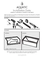 Aquatic 6030SPANL/R Installation Data preview