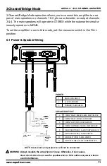 Preview for 14 page of Aquatic AD500.4 Owners And Installation Manual