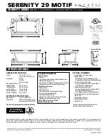 Aquatic AI29AIR7236 Specification Sheet preview