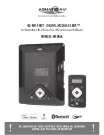 Предварительный просмотр 1 страницы Aquatic AQ-DM-5UB DIGITAL MEDIA LOCKER Owner'S Manual