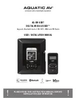 Aquatic AQ-DM-6UBT DIGITAL MEDIA LOCKER User & Installation Manual preview