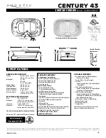 Aquatic Century 43 AI6644RC43 Specification Sheet preview