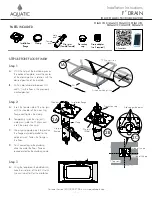 Aquatic F2 Drain Installation Instructions preview